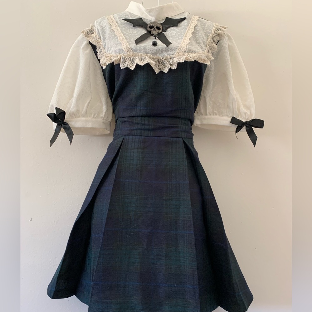 Dollskill Dark in Love Plaid Gothic Lolita Dress